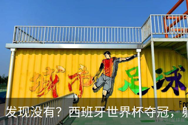发现没有？西班牙世界杯夺冠，躺赢的竟然是C罗!