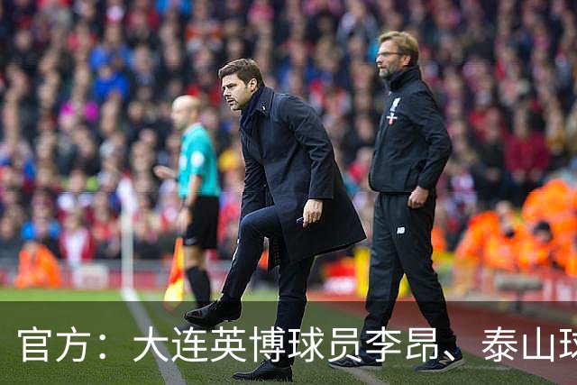 官方：大连英博球员李昂、泰山球员刘彬彬租借加盟武汉三镇